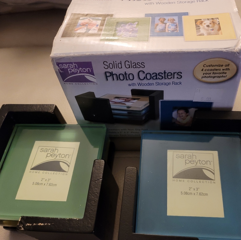 Glass Photo Coasters